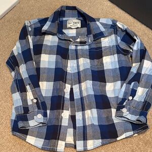 🌈4/$25🌈 Blue Plaid Button-Down Shirt